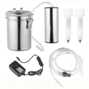 2l Electric Milking Machine Goat Sheep Stainless Steel Bucket Suction Vacuum Pump Household Milker Milking Machines (au Plug)