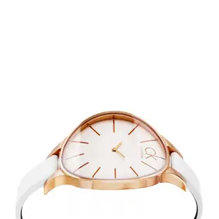 Calvin Klein CK 極簡大錶徑弧型玫瑰金腕錶 K2B23601