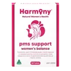 Harmony PMS Support 120 Tablets Irritability Bloating Cramps Breast Pain Relief