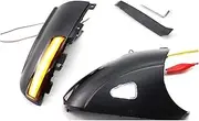 Turn Signal Lights for for VW for Tiguan 5N for Sharan 7N for Seat for Alhambra 7N 2pcs Flowing Mirror Dynamic LED Turn Signal Light Car Styling Turn Signal Lights(with Puddle Light)