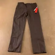 Elie Balleh Boy's Size 18 Brown Flat Front Dress Pants NWT