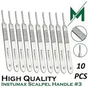 Surgical BP handle Scalpel Handle #3 Medical Dental blade holder X10PCS