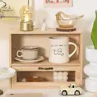 Desktop Storage Cabinet Shelf Display Case for Cosmetics Holder Coffee Mugs