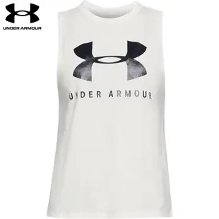 【UNDER ARMOUR】女 Training Graphics排汗快乾背心(1344150-112,Loose)