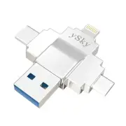 MFi Certified 1TB Photo Stick for iPhone,4 in1 USB Photo Memory Stick Flash D...