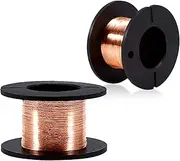 Enameled Wire, 5PCS 0.1mm Enameled Wire Copper Winding Wire Enamelled Repair Wire Length 12m Enough for Home or Shop Use