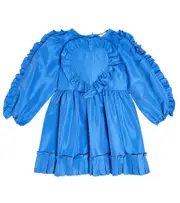 [Stella McCartney Kids] Stella McCartney Kids Ruffled dress Y 3 blue