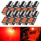 AUXITO 10x Red T10 LED Map Parking License Door Lights Bulb 194 168 2825 14E EXC
