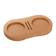 Wood Coffee Tamper Holder Wooden Espresso Tamper Mat Stand Tamper Station2170