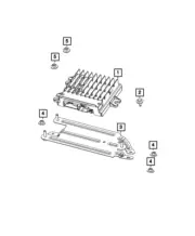 New Genuine Mopar Central Adas Decision Module 2021-2022 OE 04672797AQ