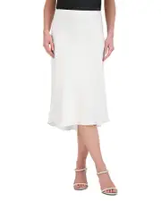 Bcbgmaxazria Pull On Midi Slip Skirt