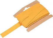 uxcell 1/2 Inch Single Fold Bias Tape Cotton Continuous Bulk Bias Tape for Sewing, Seaming Quilting Hemming Binding Crafts (Light Yellow 10 Yards)
