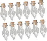 32Pcs Tiny Glass Wishing Bottles with Cork Stoppers for DIY Art Crafts for Messages and Creative Projects Miniature Jars for Weddings Birthdays