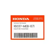 Honda Genuine Valve Set, Floating - 16037-Meb-671