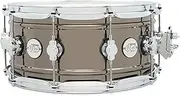 DW Design Series Black Nickel Over Brass Snare Drum 14x6.5 Inch