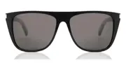 Saint Laurent SL 1/F Asian Fit 001 Men's Sunglasses Black Size 58