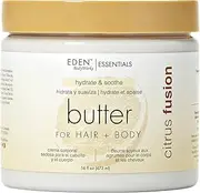EDEN BodyWorks Citrus Fusion Hair + Body Butter, 16oz