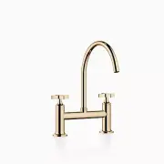 Dornbracht VAIA Two-hole bridge mixer for rinsing/Profi spray 19825809-09 Durabr