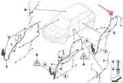 NEW MINI COUNTRYMAN R60 REAR DOOR WIRING HARNESS 9811264 61129811264
