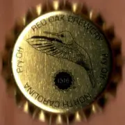 USA Plastic Lined Beer Crown Bottle Cap: Red Oak Brewing