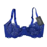 Frederick's of Hollywood Sandie Lace Open Cup Bra Size 34DD
