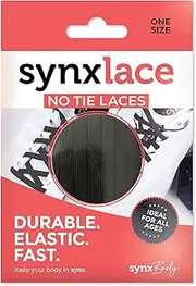 SynxLace No Tie Laces by SynxBody | Elastic Shoelaces | Adult and Kids Shoes