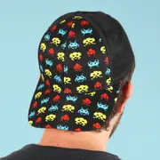 Space Invaders Cap Black