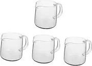 Zerodeko Pcs Hand Brewed Coffee Carafe Ml Heatproof Glass Pot Iced Coffee Cups for Home Tea