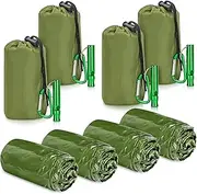 Milifox Emergency Survival Sleeping Bag, Survival Blanket Lightweight Waterproof Bivy Sack Thermal Emergency Blanket for Outdoor Adventure, Camping, Hiking, 4 Pack