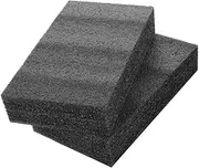 Milisten 2pcs High Density Black Foam Padding Sheets for Packing Crafts Camera Case Inserts Lightweight Cushioning Foam for Convenient Portability Protection