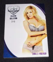 2016 Benchwarmer CAMILLE ANDERSON Eclectic #51 Blue Foil/3 WEDDING CRASHERS Sexy