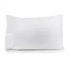 Jason Commercial Satin Stripe Easy Care Pillow Case with Cuff 48x73cm White