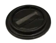 Piano Caster Cups 4-1/2" Black Lucite - Ebony