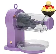 [Generic] Electric Ice Crusher - Snow Cone Machine Homemade Snowball Crusher 13000rpm - Cool Slushies Shaving, 20W Snowcone Maker for Home and Commercial Use