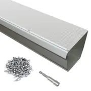 Wintcomfort 35 Pack Stainless Steel Micro Mesh Gutter Guard for 4", 5", 6" Gu...