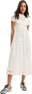 [Desigual] Women's Combination Tulle Midi Dress