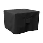 Fire Pit Cover Fire Bowl Cover Full Coverage Coating Cover Dustproof Heavy Duty