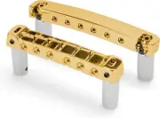 Gotoh 510 T-O-M Bridge and 'Stop' Tailpiece Set - Gold