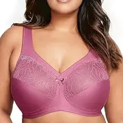 [Glamorise] Women's Plus Size MagicLift Natural Support Bra Wirefree #1010