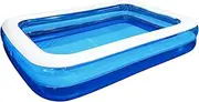 Inflatable Swimming Pools, Kiddie Inflatable Pools for Kids, Adults, Family , Large Outdoor Above Ground Pool (79in×59in×20in)