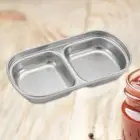 1/2/3/4-grid Condiment Flavor Plate Easy To Clean Compartment for Camping Picnic