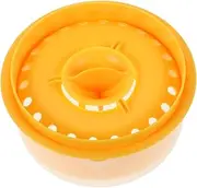 LeoLeoyy Egg White Separator Egg Separator Tool Kitchen Egg Separator Egg Sifting Filter Yolk Divider Egg White and Yolk Separator Egg White Filtering Tools Egg Items Yellow Food Grade Pp
