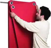 CanDo Wall Mat Hanger, 10 Capacity