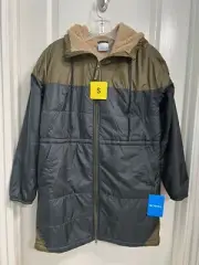 NWT Columbia Women’s Flash Challenger Sherpa Lined Long Hooded Jacket Size Small