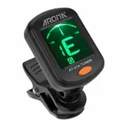 Digital Chromatic AT-01A Clip on Tuner for Acoustic Guitar, Electric Guitar