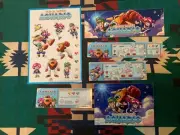Clockwork Aquario Strictly Limited Games Large Arcade Marquee Sticker set
