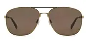 Fossil FOS 2143/G/S Asian Fit OUN/70 Men's Sunglasses Gold Size 60