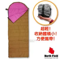 在飛比找PChome24h購物優惠-【美國 North Field】丸洗 15℃超輕全開式信封型