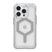 UAG Plyo MagSafe Apple iPhone 15 Pro (6.1') Rugged Case - Ice/Silver (114286114333), 16ft. Drop Protection (4.8M), 10 Years Warranty 114286114333