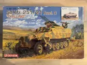 1/35 Dragon / DML SdKfz 251/21 Ausf. D "Drilling" #6217 W/Extras!